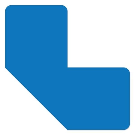 Ergomat DuraStripe Xtreme 8inx8inx4in Half Angle Corners Light Blue, 20PK DSX-C8x8x4-LB-KIT